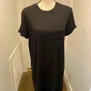 Lucky Brand Women's T-shirt short black dress‎ small viscose new without tags